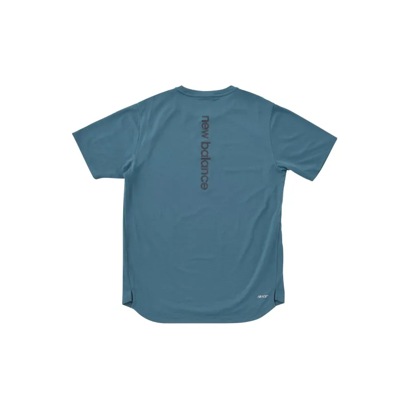New Balance T Shirts Men Turquoise-1