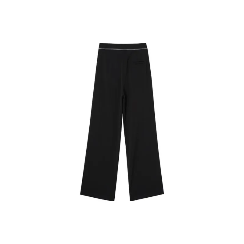 OUNIXUE Casual Pants Women's Black-1