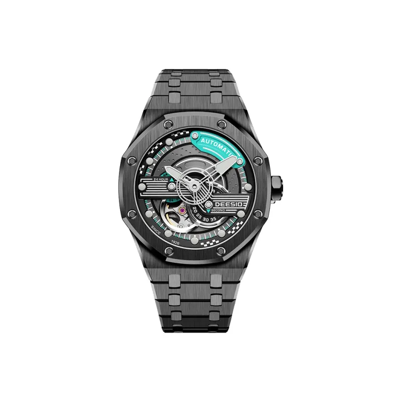 DEESIO Lancaster Collection Automatic Mechanical Movement Watch Men's Watches Cut-Out Dial D-506M.B5.4.4/0.4G-8