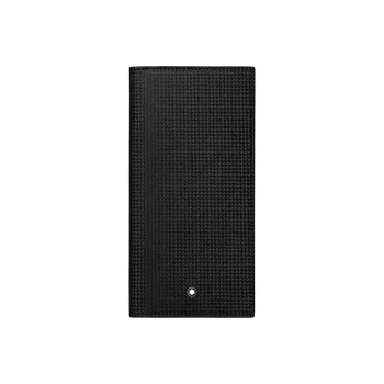 MONTBLANC Leather Wallet Regular Men's Carbon Black