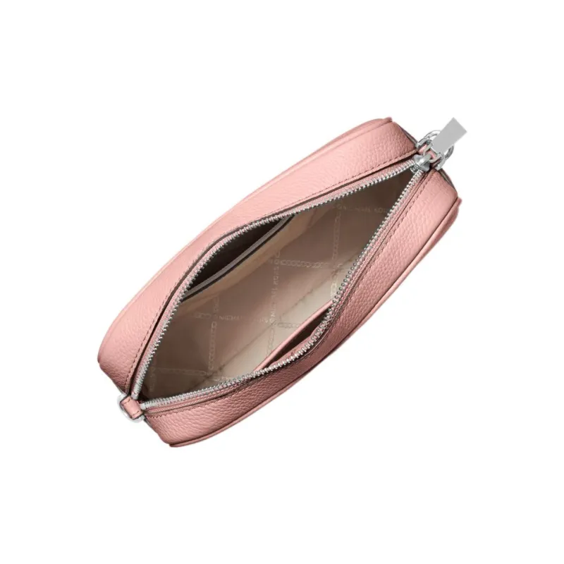 MICHAEL KORS Jet Set Leather Shoulder Bag Crossbody Bag Medium Size Women's Pink-2