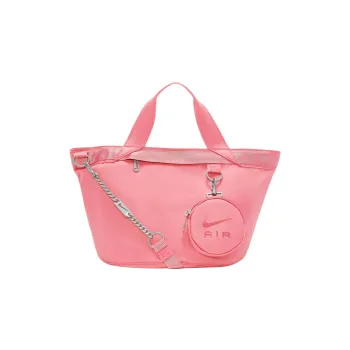 Nike Polyester Tote Bag Shopping Bag Portable Crossbody Bag Shoulder Bag Regular Unisex Pink