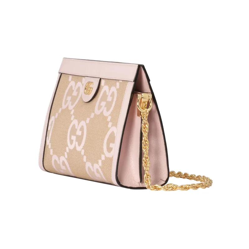 GUCCI Ophidia Leather Crossbody Bags Shoulder Bags Women's Pink-2