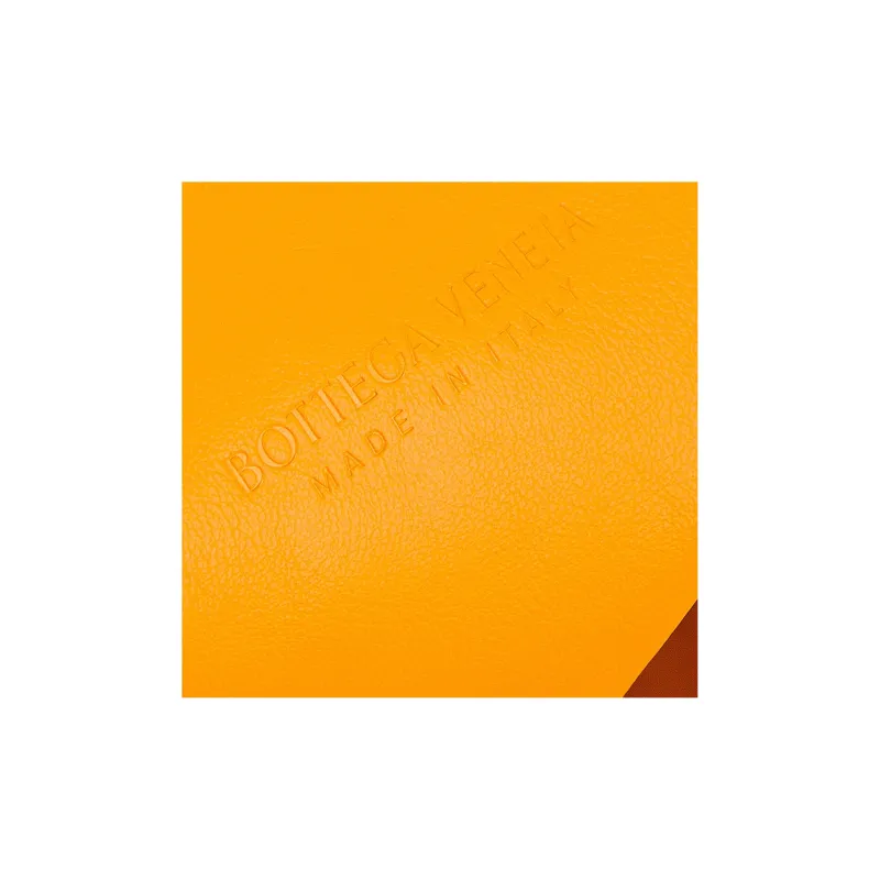 Bottega Veneta JODIE Intrecciato Woven Sheepskin Shoulder Bag Handbag Women's Orange-5