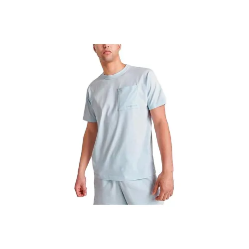 New Balance T-Shirts Men Ice Blue