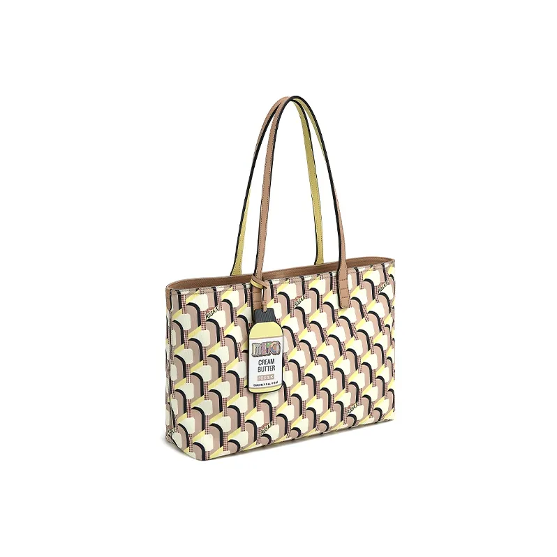ROSA.K All Over Print Tote Bag, Shopping Bag, Handbag, Shoulder Bag Tubas Women's Multicolor-16