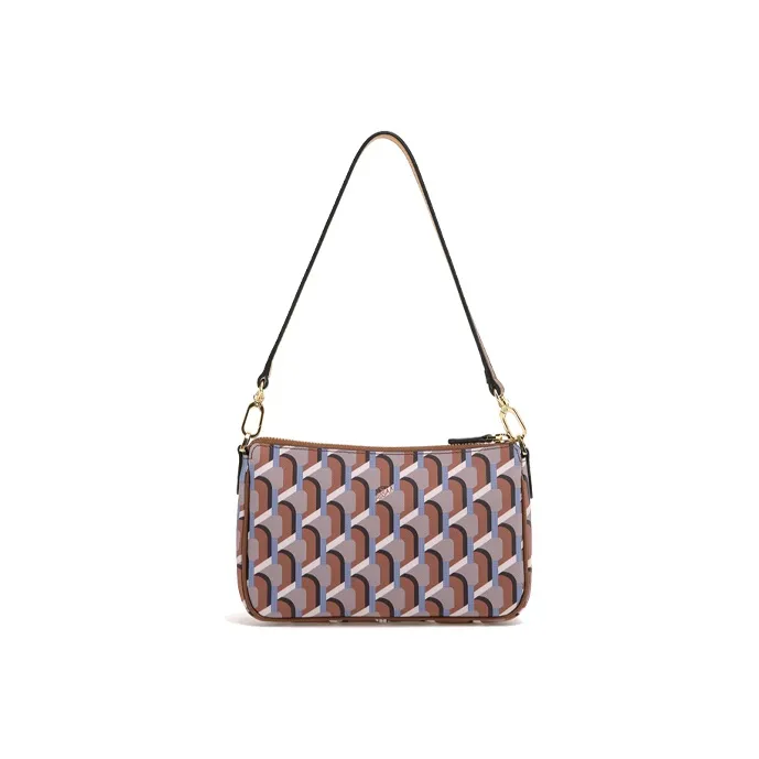 ROSA.K Cow Leather Pochette Shoulder Bag Small Size Women's Multicolor-0