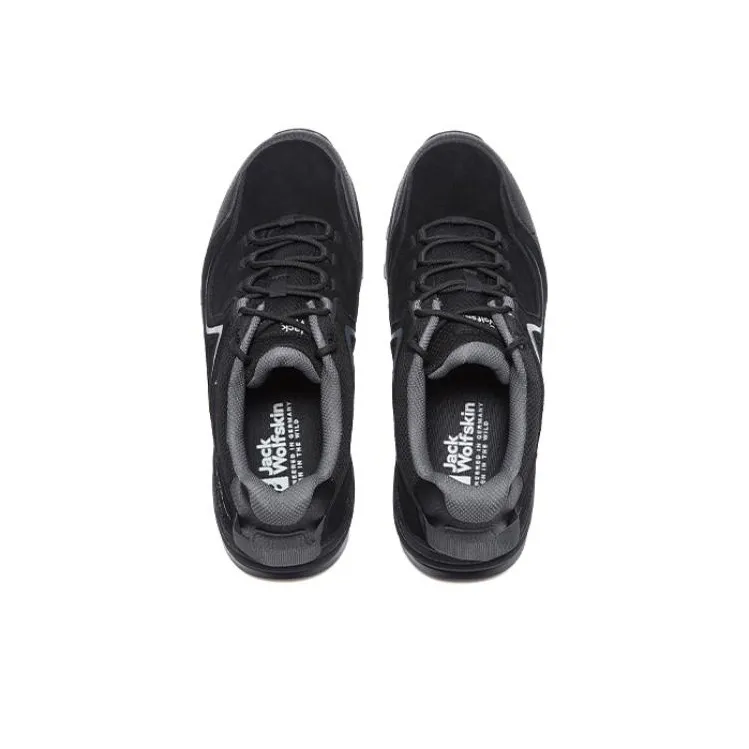 Jack Wolfskin Sunset Hike Texapore Low Cushioning Anti-Slip And Wear-Resistant Low-Top Outdoor Shoes Men's Black-3