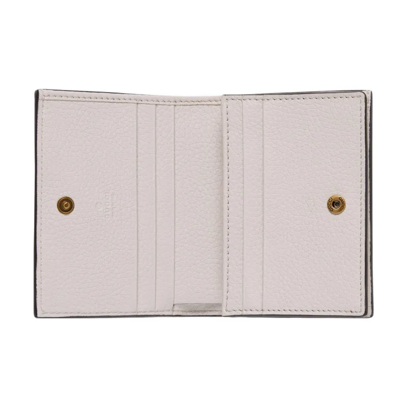 GUCCI Quilted Leather Wallet Women's Light Pink-2
