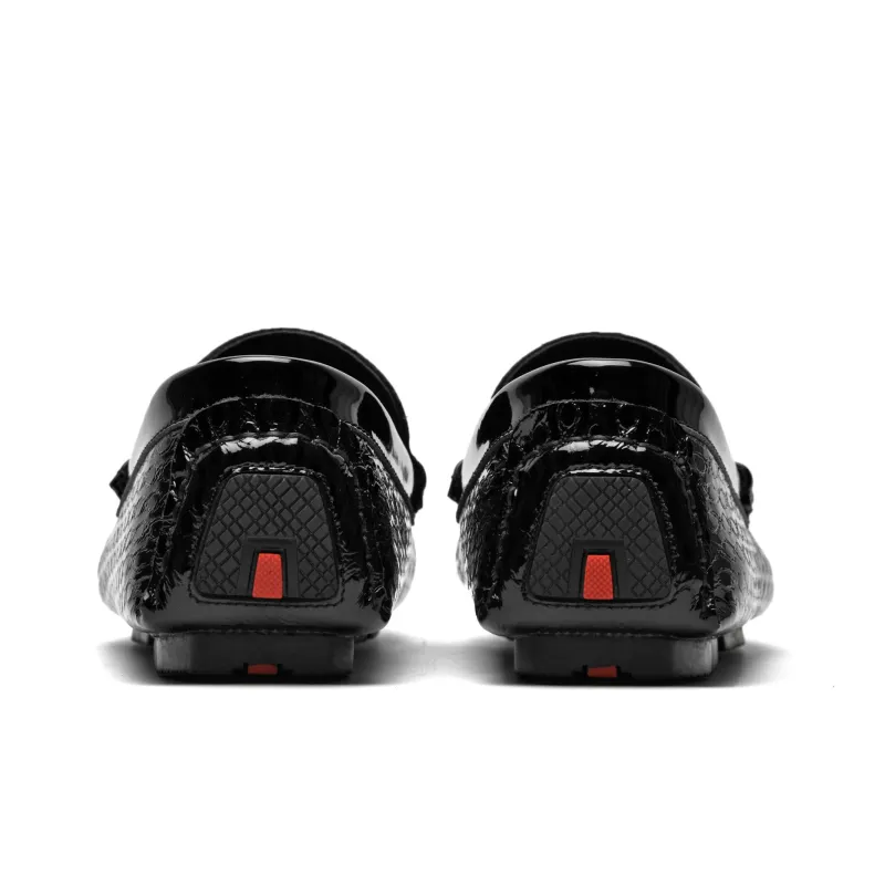 HLA Men's Casual Shoes Men Low Top Black/Red/Black Green-3