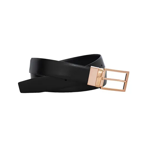 Ermenegildo Zegna Leather Belts Men Black