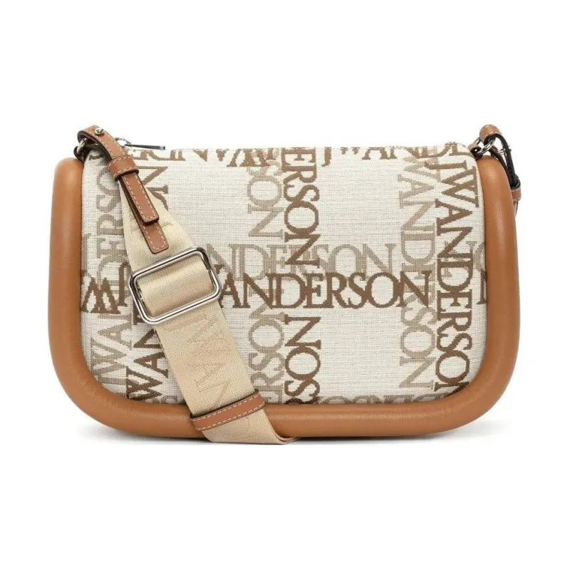 JW Anderson Cotton With Sheepskin Messenger Bag Crossbody Bag Shoulder Bag Women's Multicolor-2