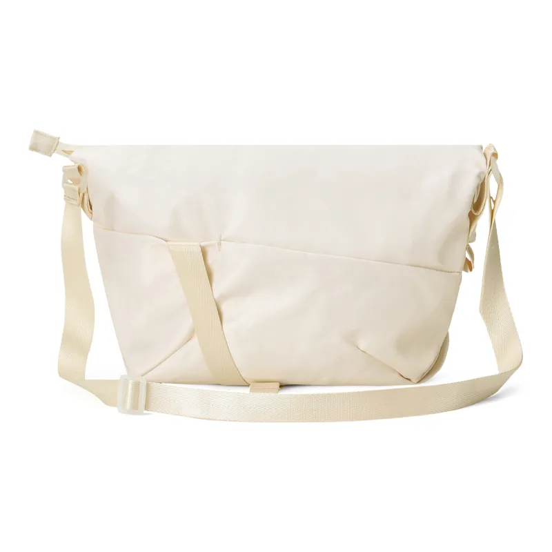 8atheist Polyester Shoulder Bag, Crossbody Bag, Fanny Pack Regular Unisex Ecru Color Block-2