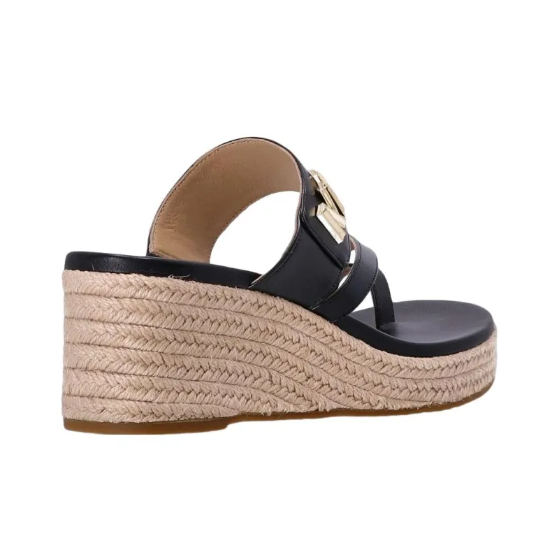 Michael Kors Lucinda Leather Wedge Sandals-3