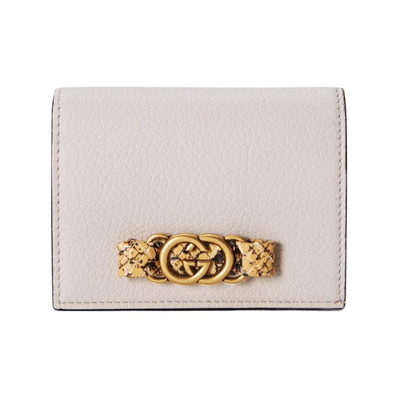 GUCCI Quilted Leather Wallet Women's Light Pink-0