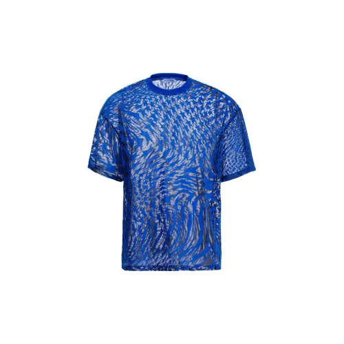 Mugler H&M X Mugler Co-brand T-Shirts Men Klein Blue