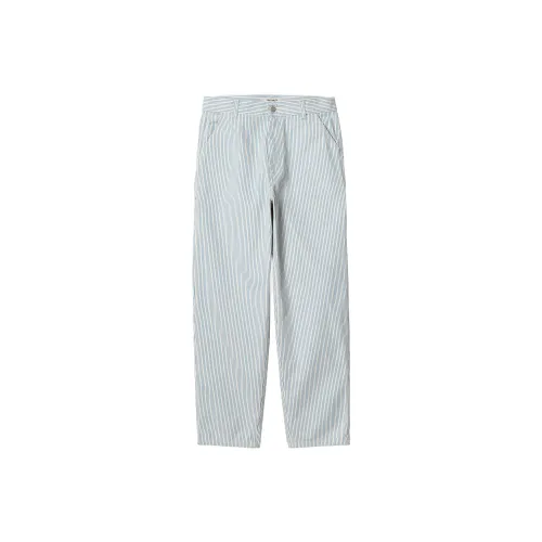 Carhartt WIP SS23 Heartbeat Romance Series Casual Pants Women's Light Blue