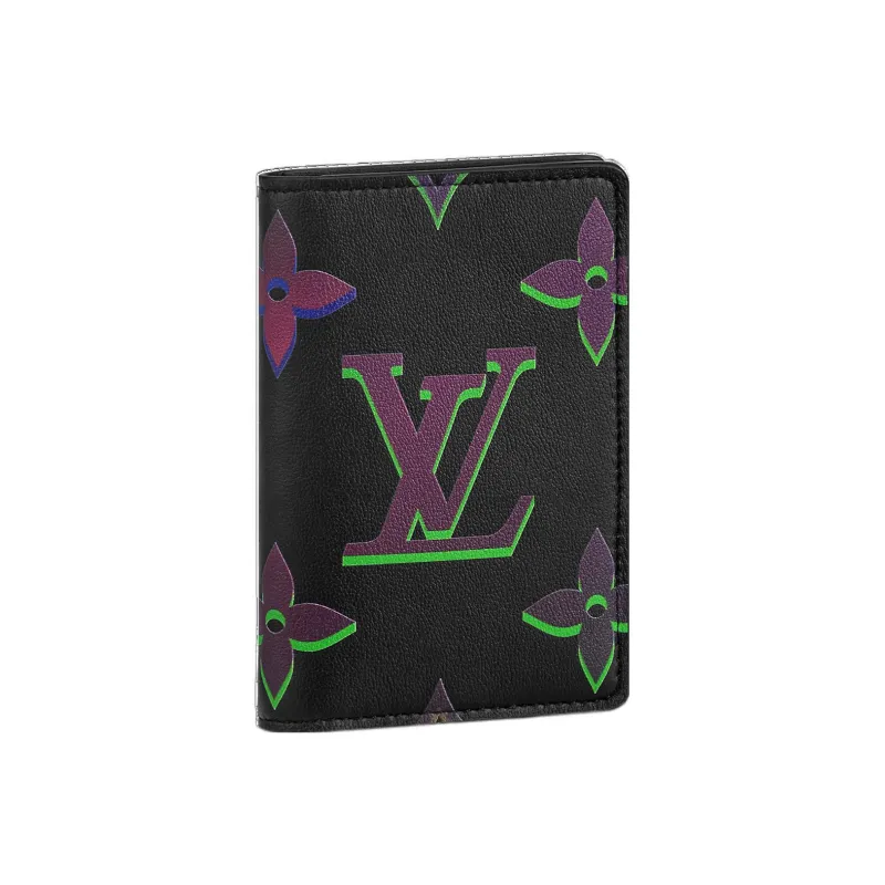 LOUIS VUITTON Organizer Pocket Black Borealis-0
