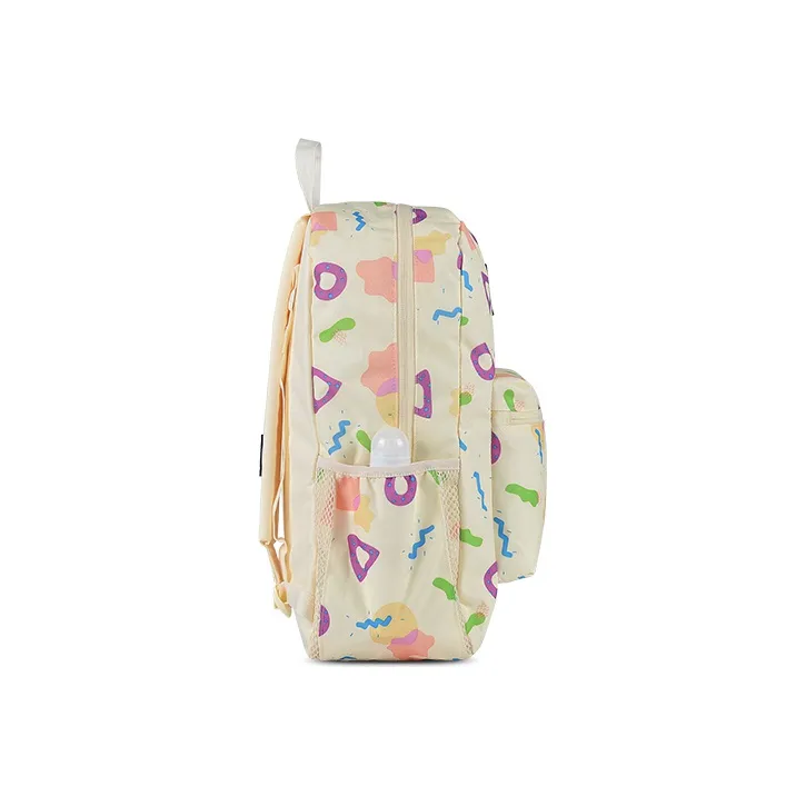 JanSport Fabric Laptop Backpack Medium Size Unisex Custard Candy-2