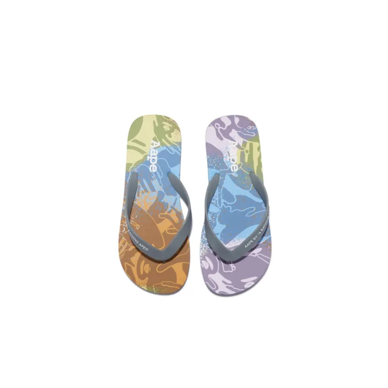 Aape Stylish Sandals Unisex Gray-2