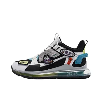 QIAODAN Cute Pet 1.0 Anti-Slip Wear-Resistant Low-Top Sports Casual Shoes Men's Black White Blue