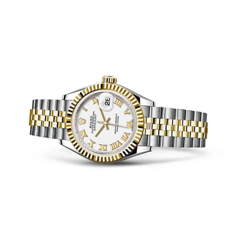 ROLEX Women's Logbook Collection Automatic Mechanical Movement Women's Watch Watch 28mm White Dial-2