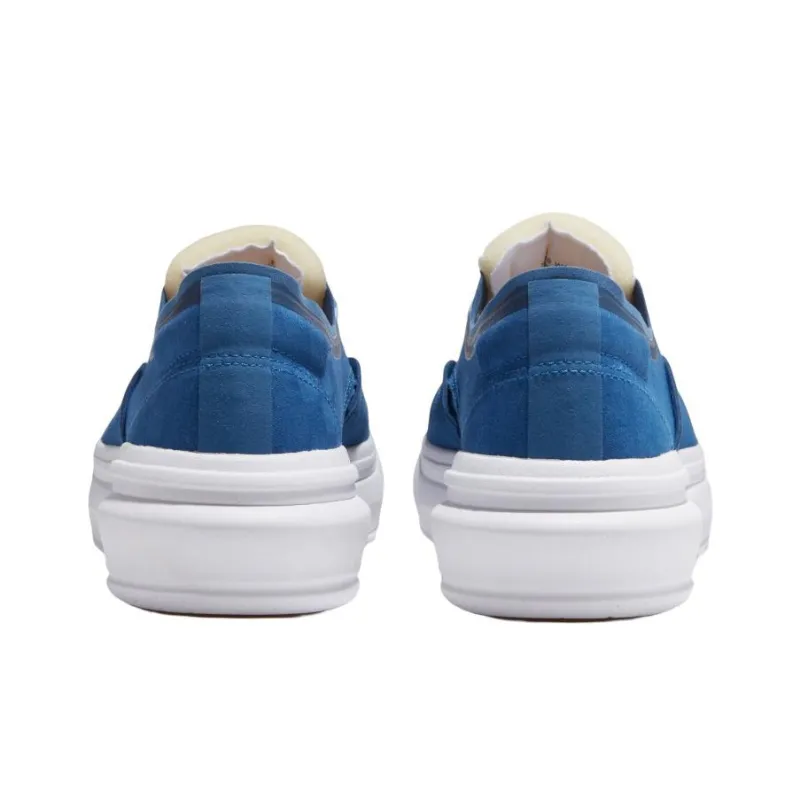 Vans Authentic Overt Cc Anti Slip Wear Resistant Low Top Skateboard Shoes Unisex White Blue-2