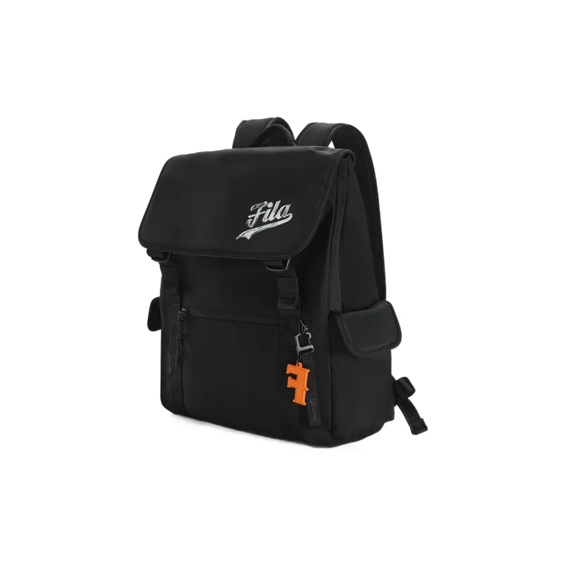 FILA FUSION Fabric Backpack Small Size Unisex Black-1