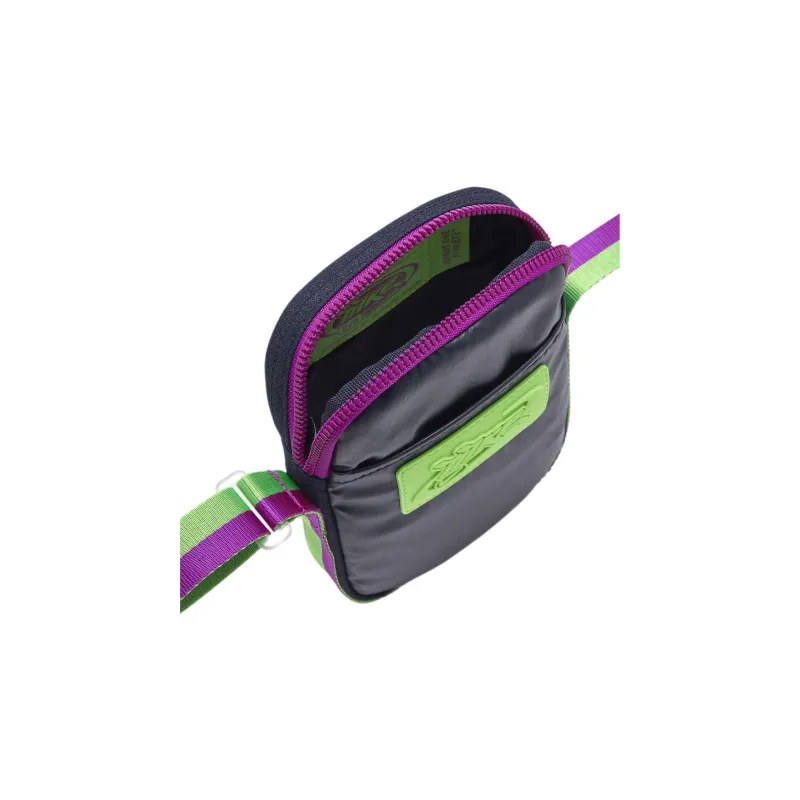 Nike Nylon Crossbody Bag Shoulder Bag Women's Obsidian/Green-3