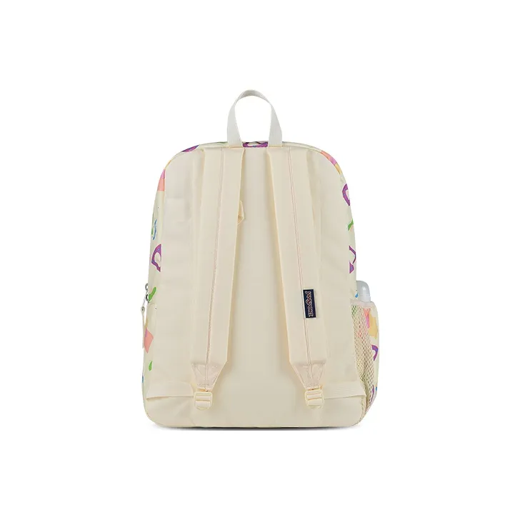 JanSport Fabric Laptop Backpack Medium Size Unisex Custard Candy-3