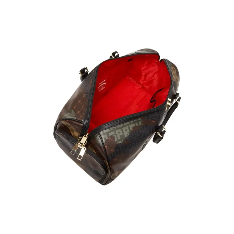SPRAYGROUND PVC Travel Bag, Sneaker Bag, One Shoulder Handbag Medium Size Unisex Army Green-4