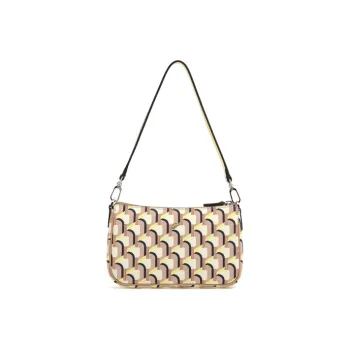 ROSA.K Cow Leather Pochette Shoulder Bag Small Size Women's Multicolor