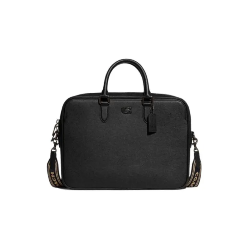 COACH Gotham Cow Leather Handbag Briefcase Men's Black-0
