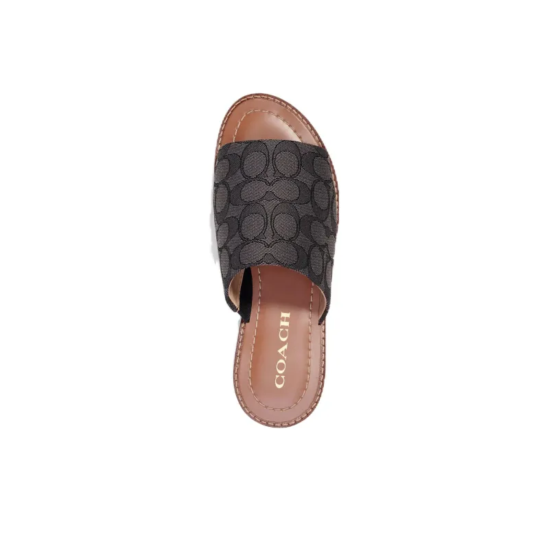 COACH Slide Slippers Women's Black-3