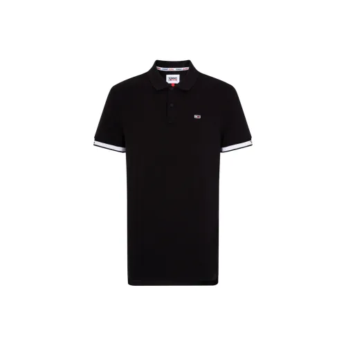 Tommy Hilfiger Polo Shirts Men Black