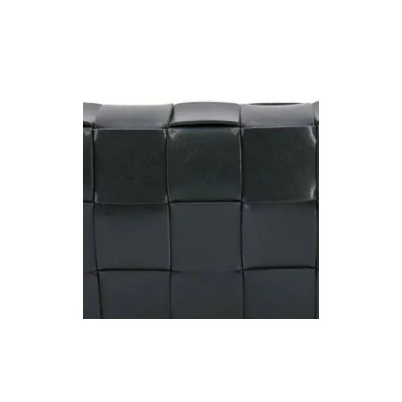 Bottega Veneta Medium Cassette With Versatile Strap Intreccio Dark Green-4