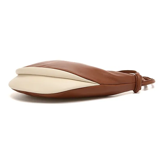ROSA.K Sheepskin Croissant Bag, Multicolor Croissant Bag, Crescent Bag, Handbag, Shoulder Bag Unisex Multiple Colors-4