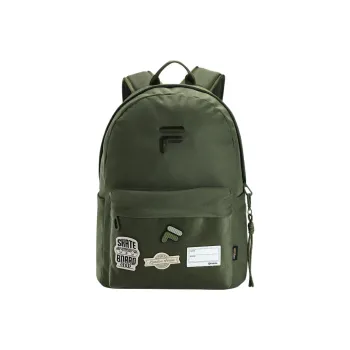FILA FUSION Fabric Backpack Regular Unisex Military Green
