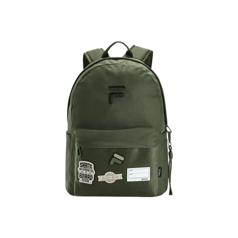 FILA FUSION Fabric Backpack Regular Unisex Military Green-0