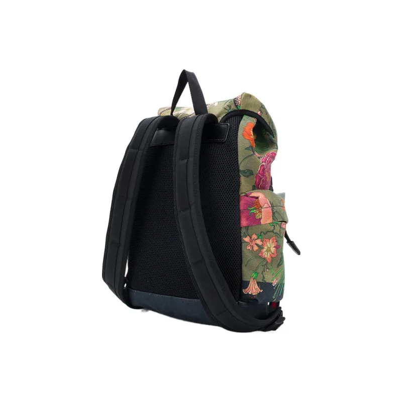 GUCCI Canvas Backpack Men's Olive Green-2