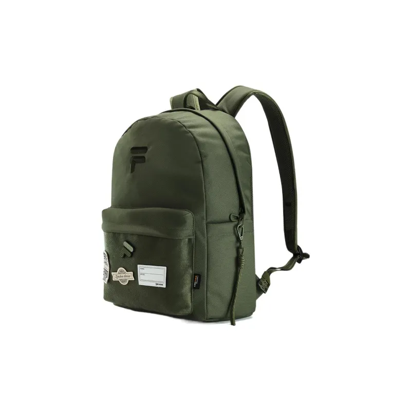 FILA FUSION Fabric Backpack Regular Unisex Military Green-1