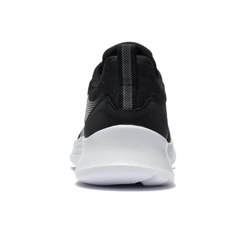 LiNing Anti Slip And Wear Resistant Support Low Top Casual Running Shoes Men's Black White-5