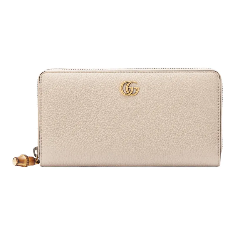 GUCCI Diana Leather Wallet Regular Women's Light Pink-0