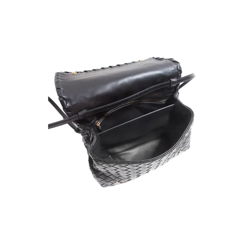 Bottega Veneta Cow Leather Messenger Bag Shoulder Bag Crossbody Bag Regular Women's-4
