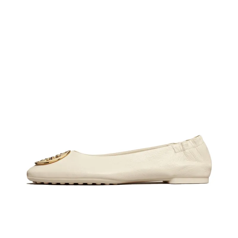 TORY BURCH Claire Flat Shoes Women's White-0