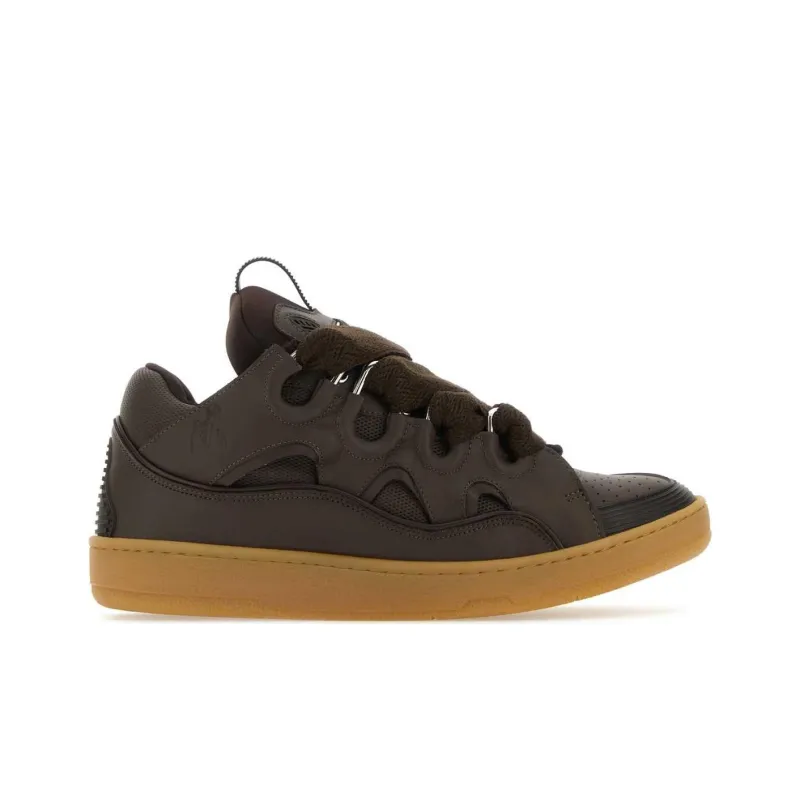 Lanvin Curb Leather Sneakers-1