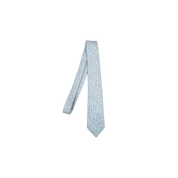 HERMES Ties Men Light Blue