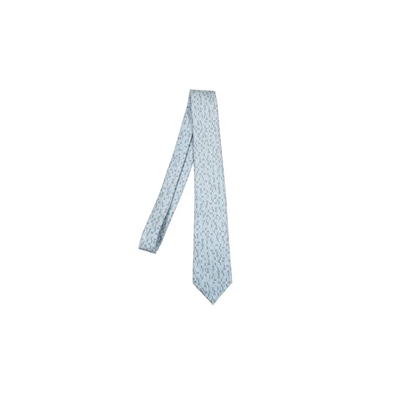 HERMES Ties Men Light Blue-0