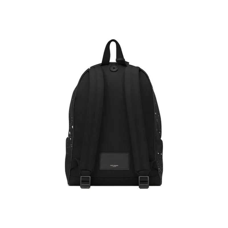 SAINT LAURENT Nylon Backpack Regular Men's Black-4