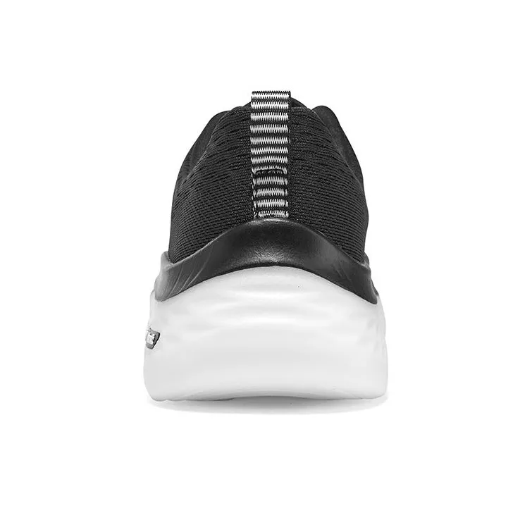 Skechers Go Walk Hyper Burst Anti Slip Wear Resistant Low Top Running Shoes Women's Black White-3